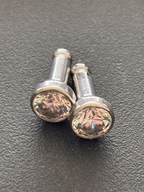 8g Anatometal Surgical Steel Single Flare Single Stone Eyelet